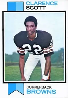 1973 Topps #103 - Clarence Scott - Cleveland Browns 1973 Topps #103 - Clarence Scott - Cleveland Browns