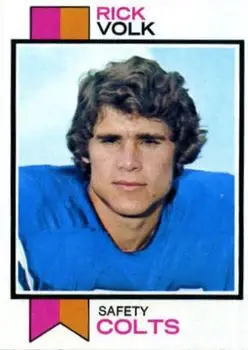 1973 Topps #105 - Rick Volk - Baltimore Colts