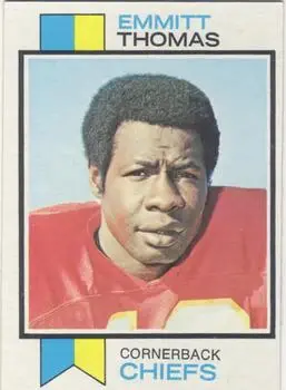 1973 Topps #107 - Emmitt Thomas - Kansas City Chiefs