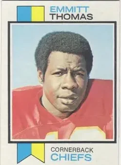 1973 Topps #107 - Emmitt Thomas - Kansas City Chiefs
