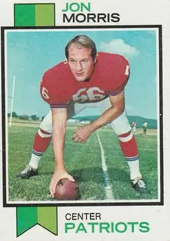 1973 Topps #108 - Jon Morris - New England Patriots