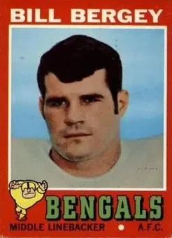 1971 Topps #155 - Bill Bergey - Cincinnati Bengals