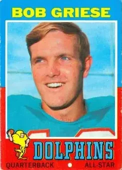 1971 Topps #160 - Bob Griese - Miami Dolphins