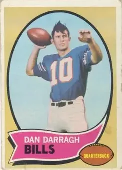1970 Topps #136 - Dan Darragh - Buffalo Bills