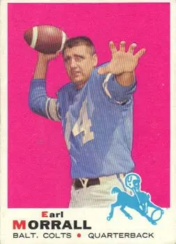 1969 Topps #250 - Earl Morrall - Baltimore Colts - Front