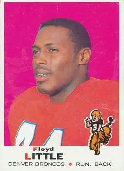 1969 Topps #251 - Floyd Little - Denver Broncos