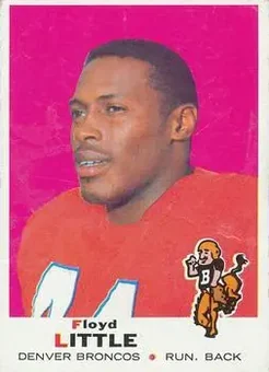 1969 Topps #251 - Floyd Little - Denver Broncos 1969 Topps #251 - Floyd Little - Denver Broncos