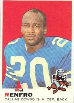 1969 Topps #254 - Mel Renfro - Dallas Cowboys