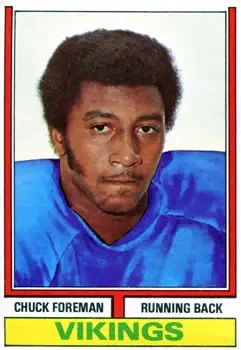 1974 Topps #113 - Chuck Foreman - Minnesota Vikings - Front