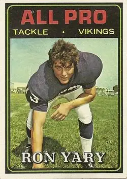 1974 Topps #125 - Ron Yary - Minnesota Vikings
