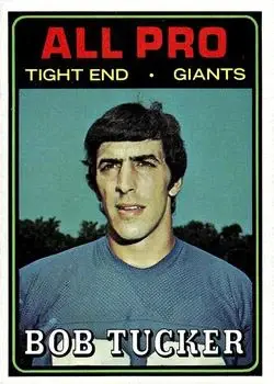 1974 Topps #127 - Bob Tucker - New York Giants