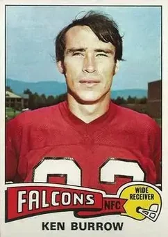 1975 Topps #105 - Ken Burrow - Atlanta Falcons