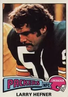 1975 Topps #111 - Larry Hefner - Green Bay Packers