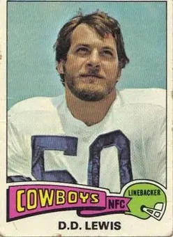 1975 Topps #118 - D.D. Lewis - Dallas Cowboys