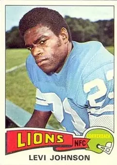 1975 Topps #119 - Levi Johnson - Detroit Lions