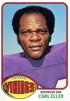 1976 Topps #105 - Carl Eller - Minnesota Vikings 1976 Topps #105 - Carl Eller - Minnesota Vikings