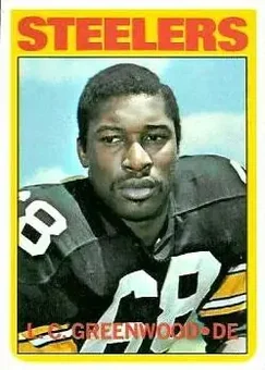 1972 Topps #101 - L.C. Greenwood - Pittsburgh Steelers