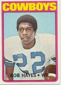 1972 Topps #105 - Bob Hayes - Dallas Cowboys