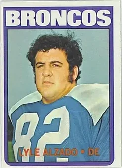 1972 Topps #106 - Lyle Alzado - Denver Broncos 1972 Topps #106 - Lyle Alzado - Denver Broncos
