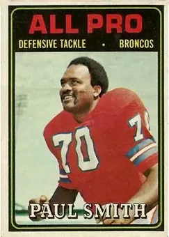 1974 Topps #135 - Paul Smith - Denver Broncos