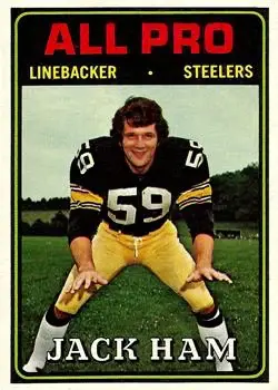 1974 Topps #137 - Jack Ham - Pittsburgh Steelers