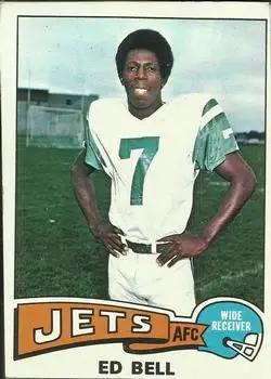 1975 Topps #122 - Ed Bell - New York Jets