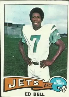 1975 Topps #122 - Ed Bell - New York Jets