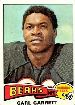 1975 Topps #126 - Carl Garrett - Chicago Bears 1975 Topps #126 - Carl Garrett - Chicago Bears