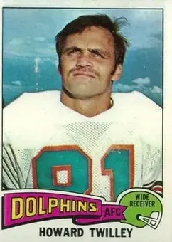 1975 Topps #128 - Howard Twilley - Miami Dolphins 1975 Topps #128 - Howard Twilley - Miami Dolphins