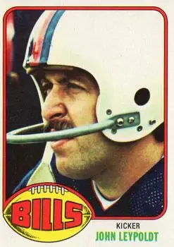 1976 Topps #113 - John Leypoldt - Buffalo Bills