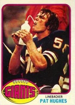 1976 Topps #117 - Pat Hughes - New York Giants - Front