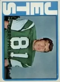 1972 Topps #113 - Gerry Philbin - New York Jets