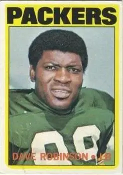1972 Topps #116 - Dave Robinson - Green Bay Packers