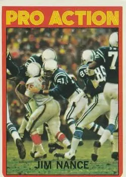 1972 Topps #119 - Jim Nance - New England Patriots - Front 1972 Topps #119 - Jim Nance - New England Patriots - Front