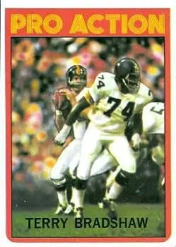 1972 Topps #120 - Terry Bradshaw - Pittsburgh Steelers