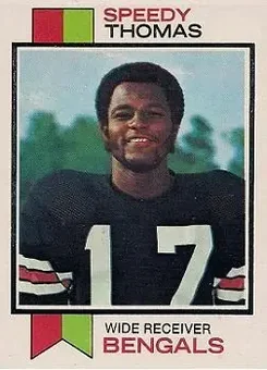 1973 Topps #113 - Speedy Thomas - Cincinnati Bengals