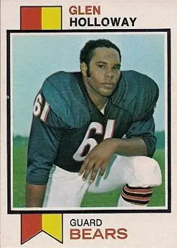 1973 Topps #114 - Glen Holloway - Chicago Bears - Front