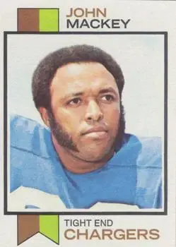 1973 Topps #118 - John Mackey - San Diego Chargers
