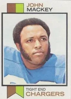 1973 Topps #118 - John Mackey - San Diego Chargers