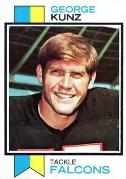 1973 Topps #119 - George Kunz - Atlanta Falcons
