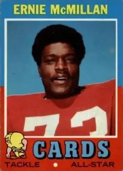 1971 Topps #161 - Ernie McMillan - St. Louis Cardinals - Front