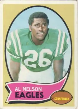 1970 Topps #141 - Al Nelson - Philadelphia Eagles