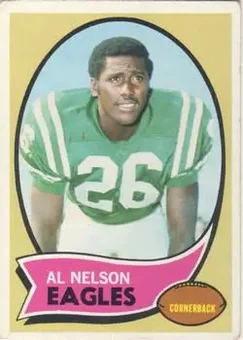 1970 Topps #141 - Al Nelson - Philadelphia Eagles