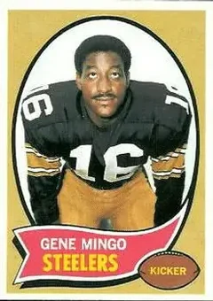 1970 Topps #148 - Gene Mingo - Pittsburgh Steelers