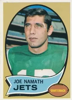 1970 Topps #150 - Joe Namath - New York Jets