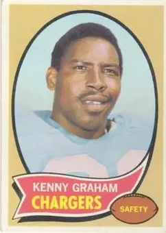 1970 Topps #152 - Kenny Graham - San Diego Chargers
