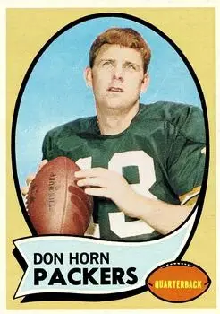 1970 Topps #159 - Don Horn - Green Bay Packers - Front 1970 Topps #159 - Don Horn - Green Bay Packers - Front