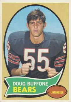 1970 Topps #163 - Doug Buffone - Chicago Bears - Front
