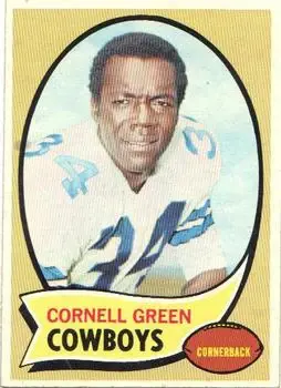 1970 Topps #164 - Cornell Green - Dallas Cowboys