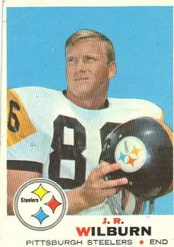 1969 Topps #259 - J.R. Wilburn - Pittsburgh Steelers - Front